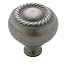 Amerock BP53471-WN Allison Scroll Knob 1-1/4-Inch Diameter, Weathered Nickel