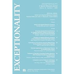 Autism and Applied Behavior Analysis (Exceptionality)