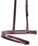 Kincade Raised Flash Noseband - Brown - Horse or Cob