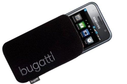BUGATTI Luxus Tasche Neopren Case passend für Samsung i9000 Galaxy S
