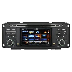 Low cost  Koolertron For Jeep Grand Cherokee 1999-2004 / Chrysler 2002-2007 / Dodge 2002-2007 in-dash DVD Player GPS Navigation Sat Nav System With Dual Zone /Radio AM FM /tooth /iPod Control /Steering Wheel Control