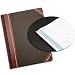Adams Record Ledger,7.63 x 9.63 Inches, Black Cover with Maroon Spine, 5 Squares per Inch, 150 Pages (ARB79R150)