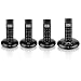 BT Graphite 1500 DECT Quad Digital Cordless Telephone with Answering Machine - Black
