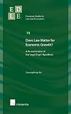 Does law matter for economic growth? : a re-examination of the 'legal origin' hypothesis