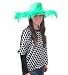 Green Feather Tea Party Hat