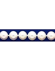 14k 7.5-8mm White Akoya Saltwater Cultured Pearl Necklace