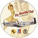 P-51 Mustang Pin-Up Girl Sign