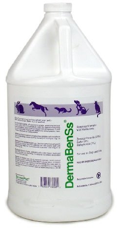 DermaPet DermaBenSs Soapless Shampoo with Moisturizers (ONE GALLON)