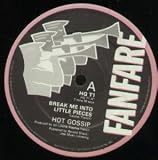 BREAK ME INTO LITTLE PIECES 12" SINGLE UK FANFARE
