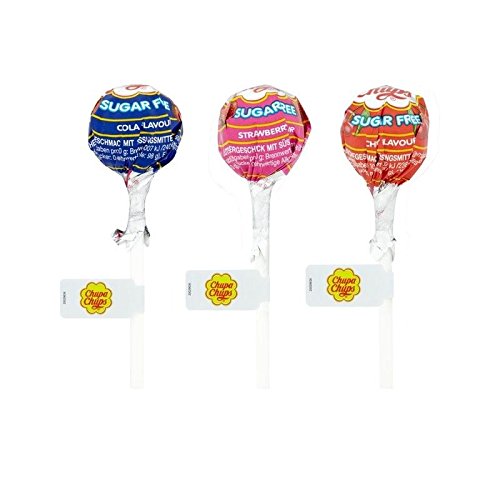 Individual Chupa Chups Sugar Free Lolly Various Flavours Pack Of 4 by Chupa Chup at the Sugar