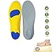 LEAGY Memory Foam Orthopedic Yellow Shoe Insole Massaging Gel Sport Replacement Insoles, Heel Inserts Arch Support Shoe Soles, Best Insoles (Yellow, 5.5-6.5 US Medium)