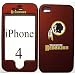 Washington Redskins football logo Apple iPhone 4 4g Faceplate Hard Cell Protector Case Housing Cover Snap On NEW !!