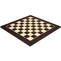 17.75 Inch Wenge and Maple Deluxe Chess Board