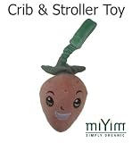 MiYim Organic Cotton Crib/Stroller Toy - Strawberry