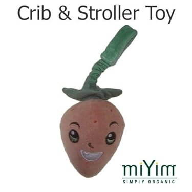 Miyim Biological Cotton Cribstroller Toy   Strawberry
