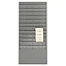 Steel Time Card Rack with Adjustable Dividers, Six Inch Pockets, Sold as 1 Each