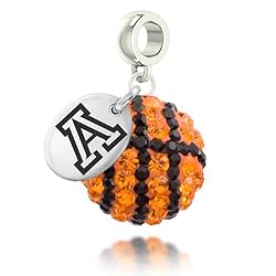 Arizona Wildcats Basketball Drop Charm