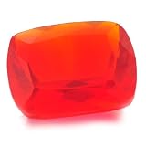 Mexican Fire Opal 10x8 MM Cushion Cut: 4.40 Carats