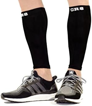 Calf Compression Sleeve for Men and Women Leg Compression Sleeves Relieve Muscle Aches and Pain Black Small