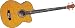Michael Kelly Dragonfly 4-String Acoustic-Electric Bass, Transparent Black