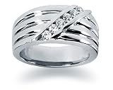 0.24 ctw. Woman's Round Diamond Wedding Band in Platinum