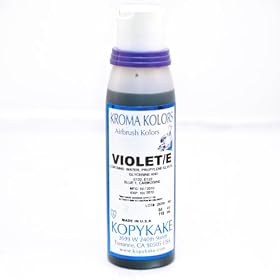 Edible Cake Airbrush Spray Paint Ink - Kroma Kolor Violet 4oz