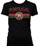 Portugal Crest International Soccer Juniors T-Shirt, Portuguese Pride Juniors T-shirt