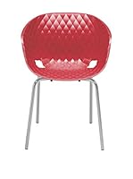 Metalmobil Set Silla 2 Uds. Unika-594 Rojo