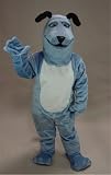 Blue Puppy Mascot Costume Picture