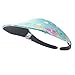 Aqua Floral Visor