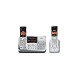 Cordless Digital Answering System with Dual Keypad & Speakerphone with extra handset