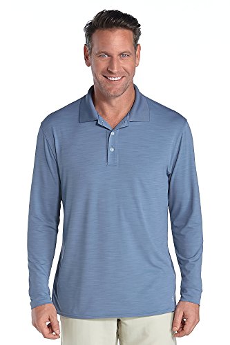 Coolibar UPF 50+ Men's Golf Polo - Sun Protective