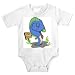 Onesie with sign, fish, pond