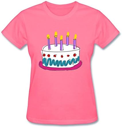 AIFSHION Women's Birthday T-shirt Pink XXL