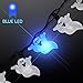 Blue LED Spooky Ghost String Lights Necklace