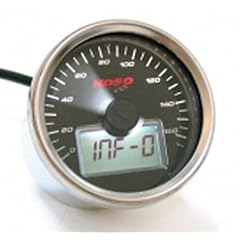 Tacho GP style D55, rund, 0-160 km/h, E-gepr.