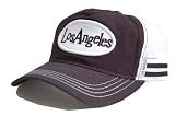 Los Angeles Adjustable Hat- White/Black