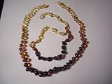 Baltic Amber Teething Necklace Rainbow Mom amp Baby set