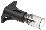 Fackelmann 49442 Korkenzieher schwarz Glockenform