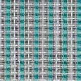 Speaker Grill Cloth Fabric Silver Turquoise Stripe Yard 36