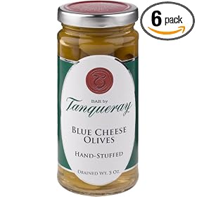 Bar By Tanqueray Blue Cheese Olives, 5-Ounce Jars (Pack of 6)
