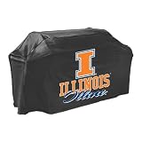 Mr. Bar-B-Q, Inc. 07715ILGD Illinois Grill Cover, Black