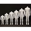 Headless 4 years old Children's Mannequin Matte White, Fiber Glass, Metal base