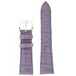 Watch Band Lavender Genuine Leather Crocodile Grain 18 millimeter Tech Swiss