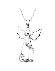 Angel Ash Holder Pendant & Chain - Inspirational Blessings in Sterling Silver