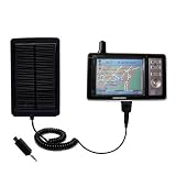 Solar Powered Rechargeable External Battery Pocket Charger for the Medion MDPNA 150 - uses Gomadic TipExchange Technology