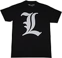 Death Note: L Insignia Black T Shirt.