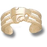 Kansas State University Powercat Toe Ring Pendant (14kt)