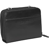 Derek Alexander Leather Small Twin Zip Organizer