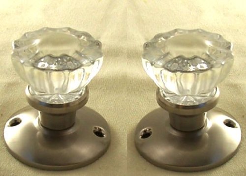 FOUR FRENCH DOOR Crystal Glass Knobs Self-Alinement HARDWARE genuine Depression Crystal Dummy Knobs FOUR FRENCH DOOR Crystal Glass Knobs Self-Alinement HARDWARE genuine Depression Crystal Dummy Knobs
